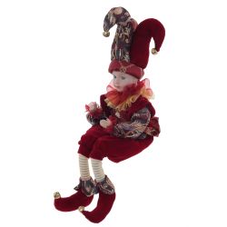 GAEM Игрушка набивная "Клоун" (муз, движ), L14 W10 H46 см (полка 22 см.)