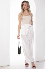 Брюки "Принцесса Жасмин" (белые) Б10020 LT Collection