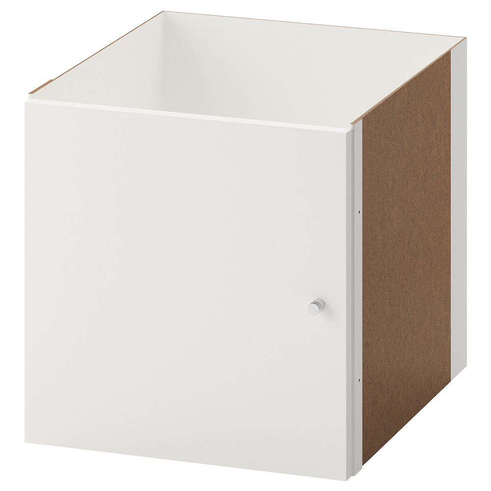 IKEA KALLAX  (ИКЕА КАЛЛАКС)  -  Вставка с дверцей, белая, 33x33 см