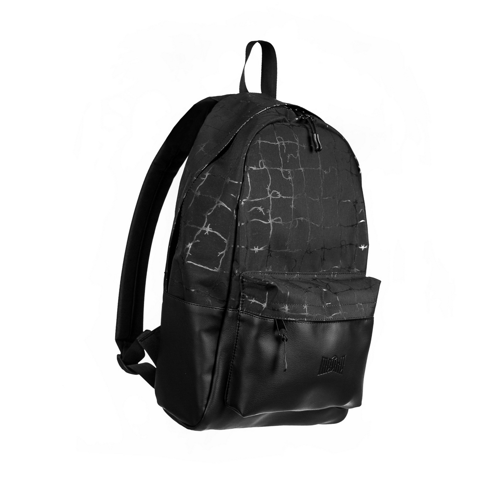 Рюкзак ТАЙНА Daypack Колючка черный/черный принт