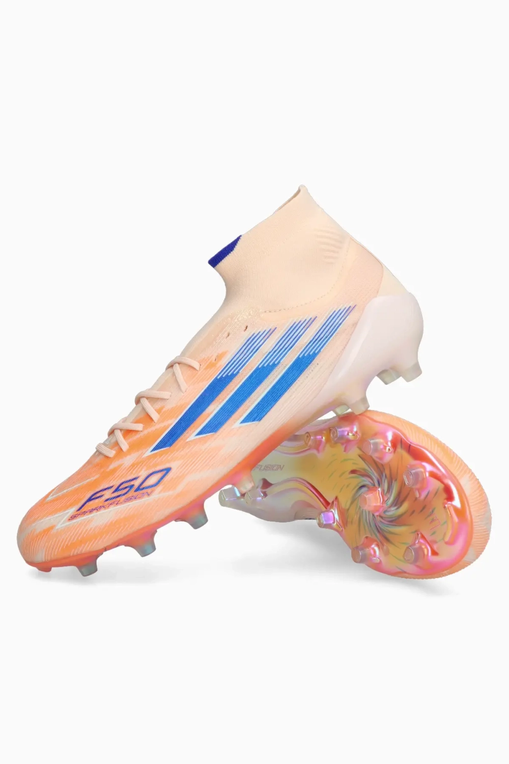 Бутсы adidas F50 Elite Mid FG/AG для женщин - оранжевый