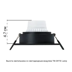 Точечный встраиваемый светильник Arte Lamp IMAI