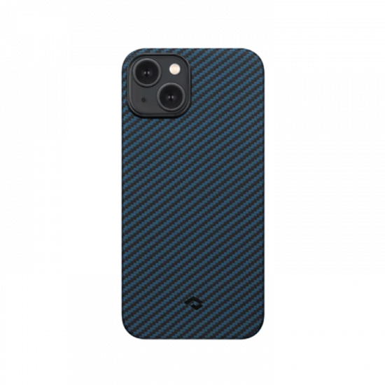 Чехол Pitaka MagEZ Case 3 для iPhone 14 Plus (6.7"), черно-синий, кевлар (арамид)