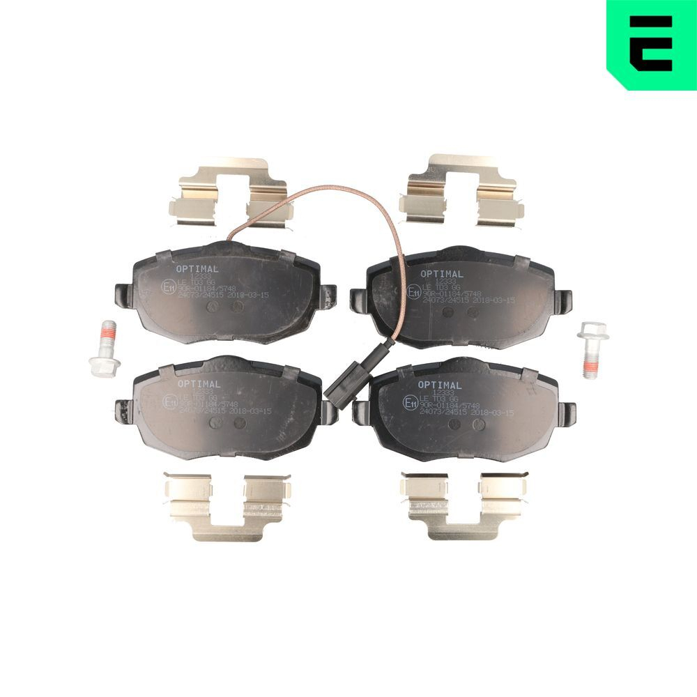 OPTIMAL - BP12333-OPT - Brake Pad Set, disc brake