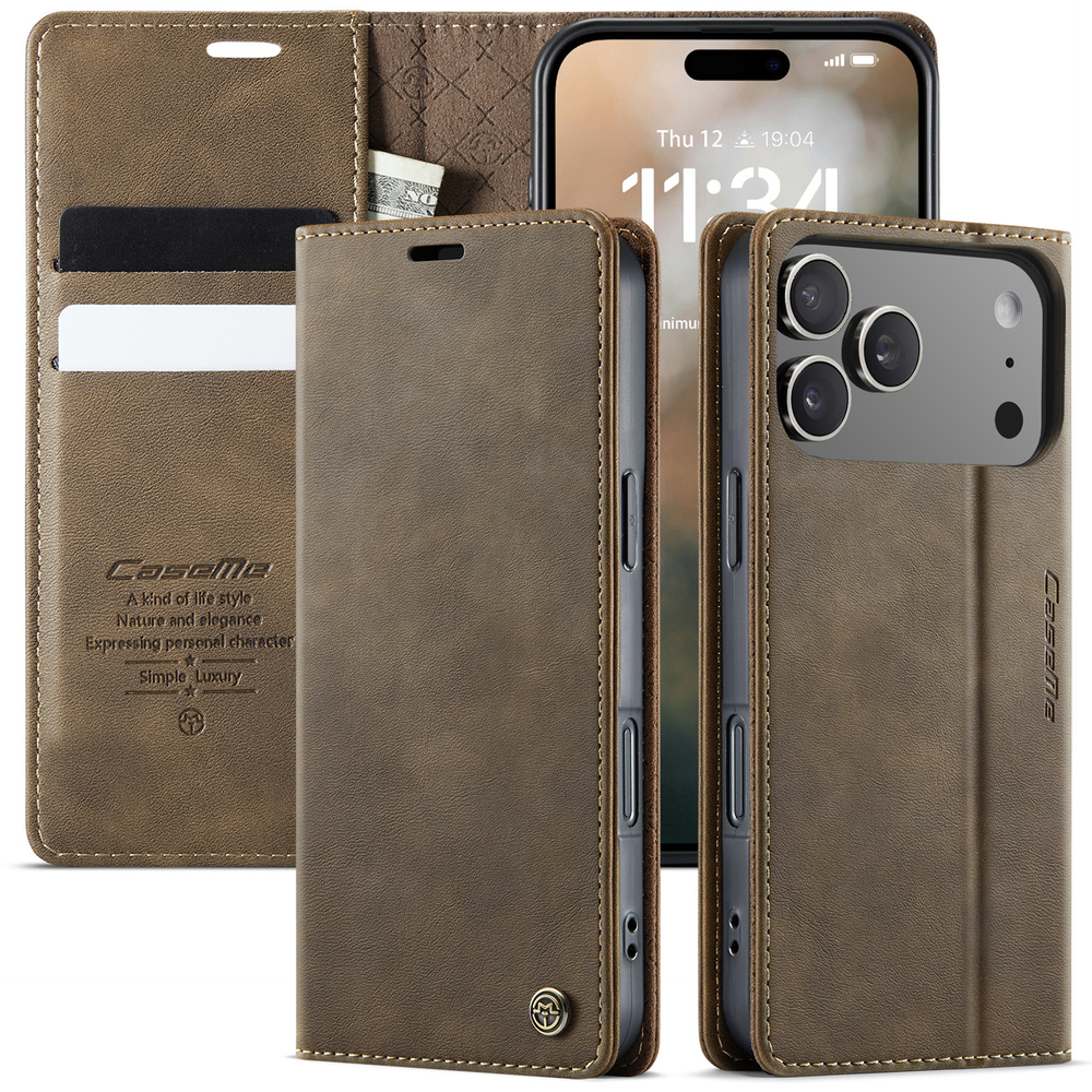 Чехол-книжка CaseMe RFiD iPhone 17 Pro