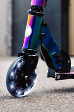 Самокат Micro Sprite LED Неохром