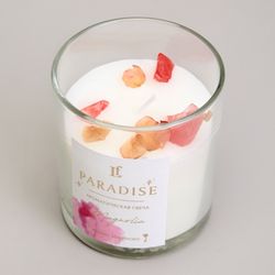 СВЕЧА АРОМАТИЗИРОВАННАЯ В СТАКАНЕ "PARADISE" MAGNOLIA 8*9 СМ МАЛ.= 9ШТ.