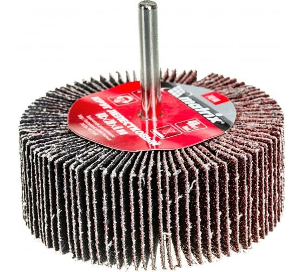 КРУГ ЛЕПЕСТКОВЫЙ MATRIX ДЛЯ ДРЕЛИ, 80Х30Х6ММ P 80 74144