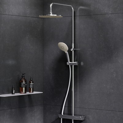 F0770A400 Spirit V2.0 душ.система, набор: смеситель д/душа с термостатом, верхн. душ d 250 мм, ручн.