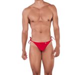 Мужские трусы стринги красные Pikante KHAN THONG 033305