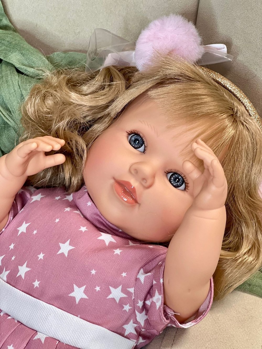 Кукла Berbesa мягконабивная 52см Carla (7218S)