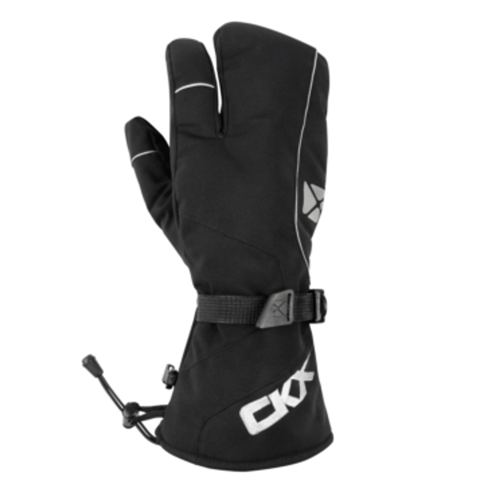 Перчатки трехпалые CKX THROTTLE, чёрный