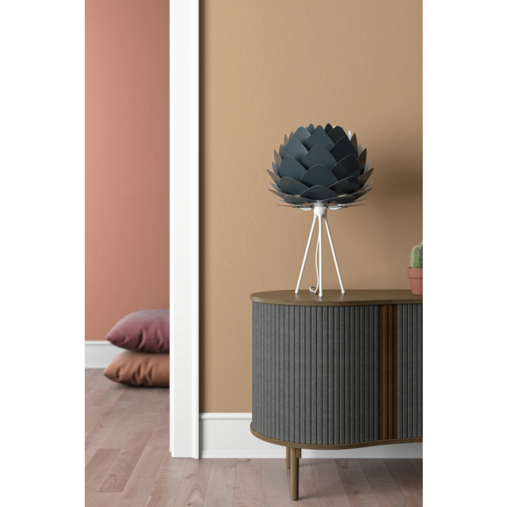 Штатив белый для светильника настольный, длина провода 2 м