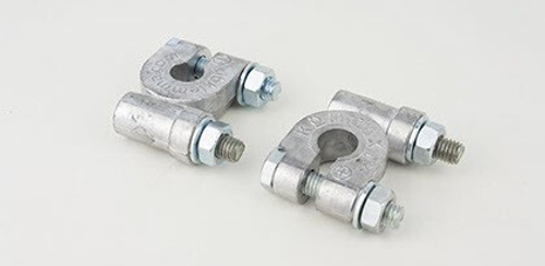 Клеммы аккумулятора /азиатский стандарт/ с боковым креплением (узкополюсная) (КОНТАКТ)