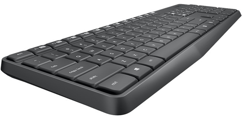Клавиатура Logitech MK235 Wireless Combo черный