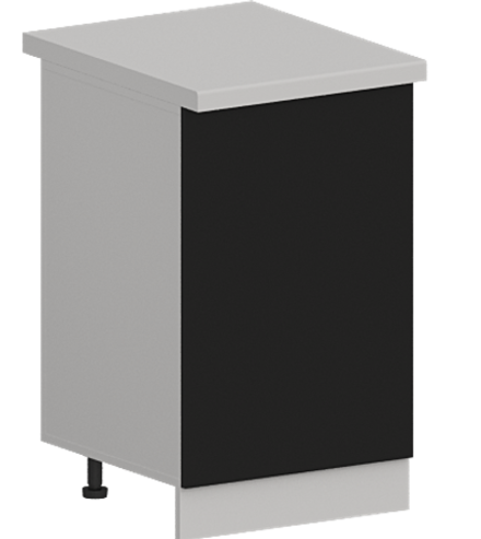 Кухня Модуль ШН 500 Графит / Черный матовый