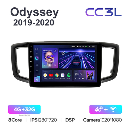 Teyes CC3L 10,2"для Honda Odyssey 2019-2020