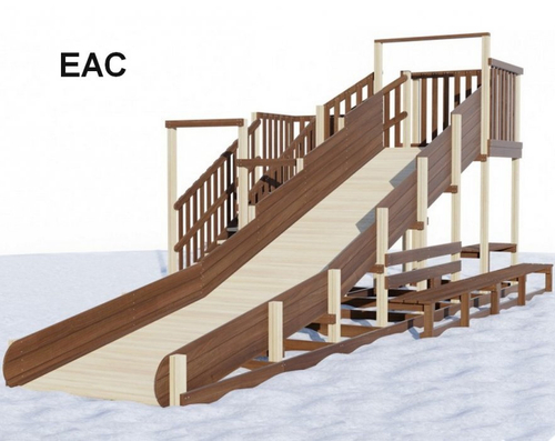 Зимняя горка Snow Crystal 1