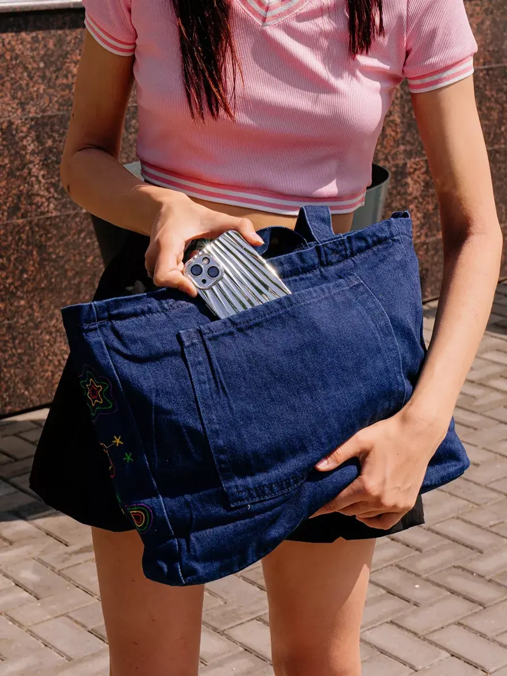 Сумка школьная шоппер