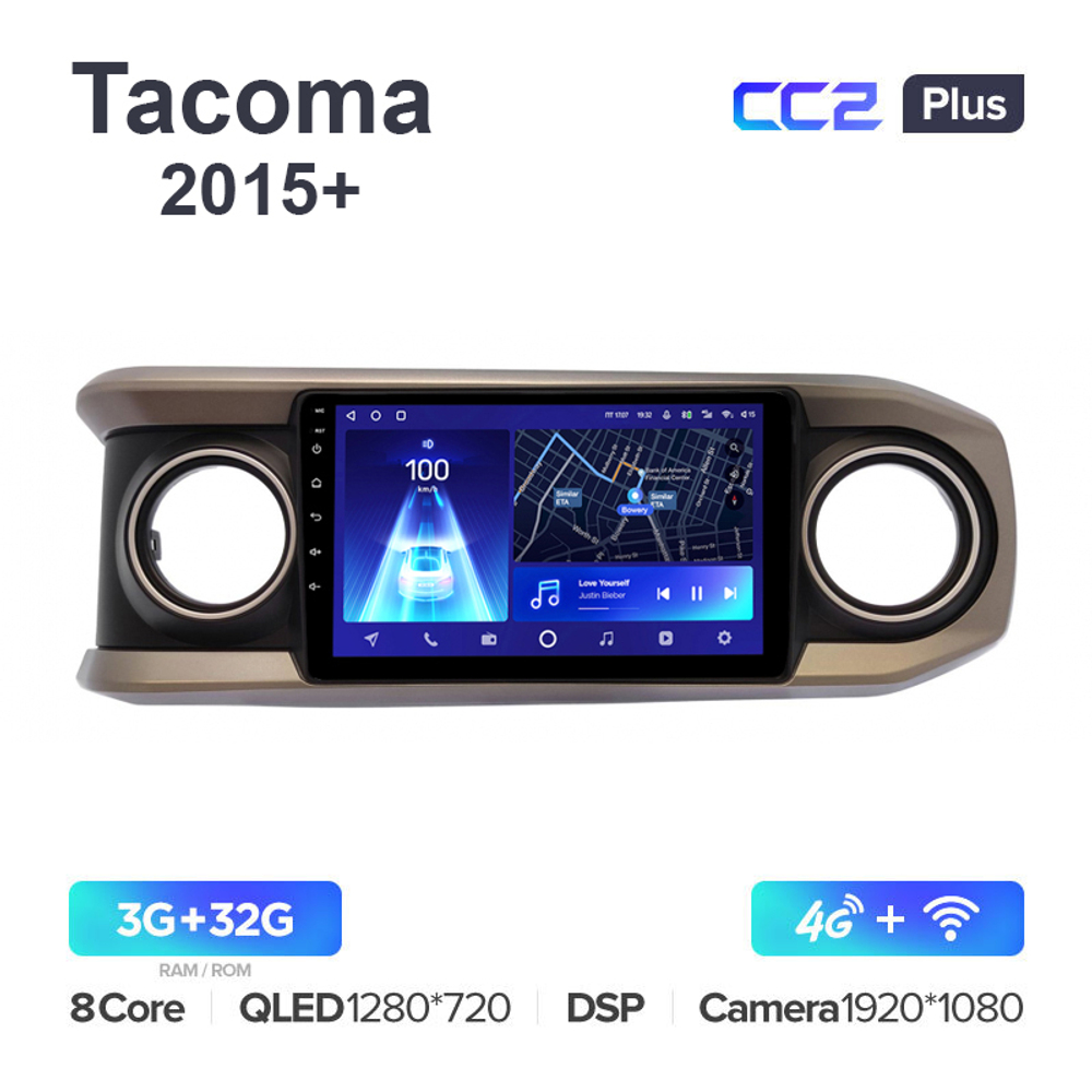 Teyes CC2 Plus 10,2"для Toyota Tacoma 2015+