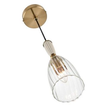 8284/1A SUSPENTIONI LN26 389 античная бронза/прозрачный, металл/керамика/стекло Подвес Е14 1*40W 220V DERBI