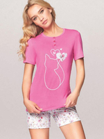 Пижама Kaleidos: футболка и шорты (Размер: M) (Цвет: розовый)
