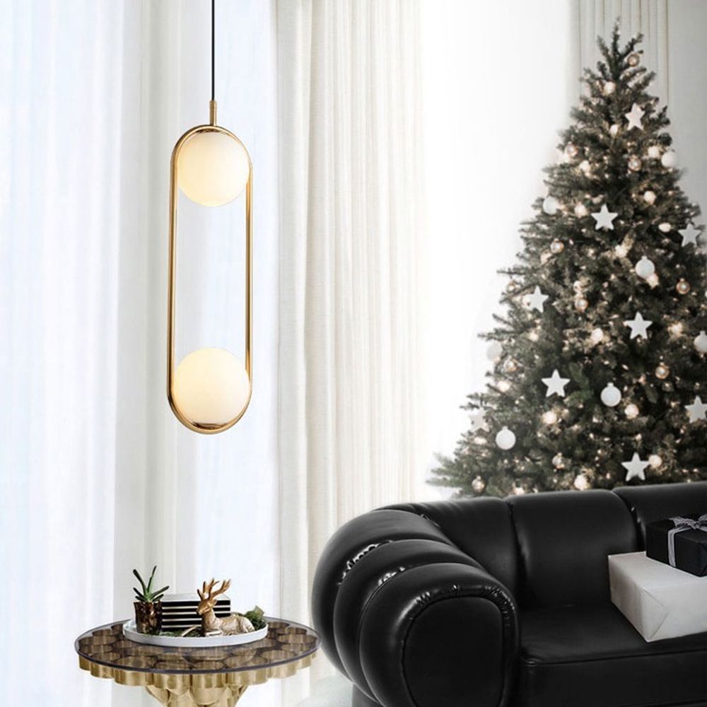 Подвесной светильник HOOP DUO Chrome