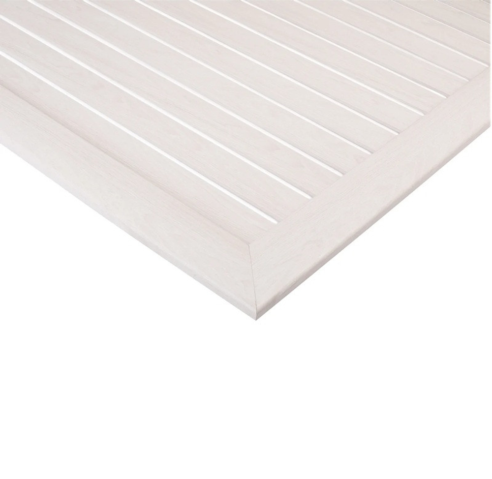 Экран для радиатора реечный Стильный дом v530743 Ясень белый 1200х600 мм