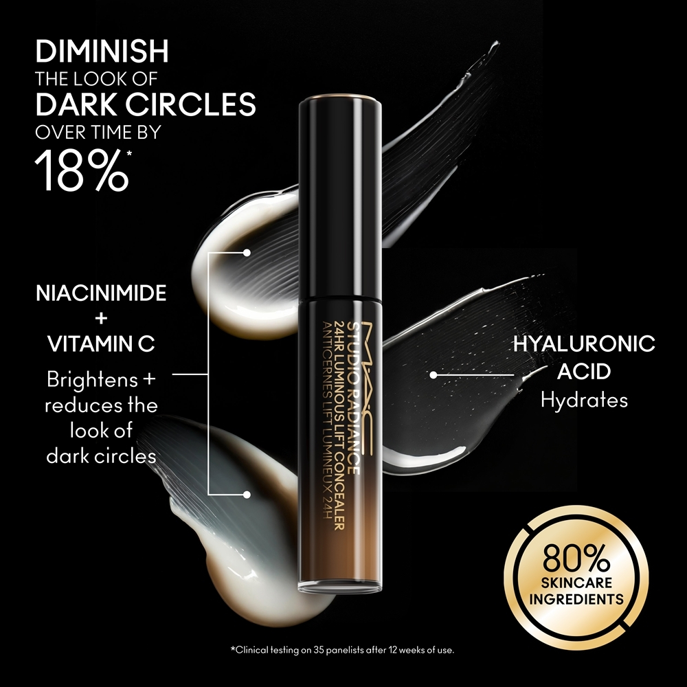 MAC Cosmetics Studio Radiance 24HR Luminous Lift Concealer - осветляющий консилер, 11 ml