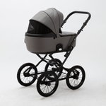 Универсальная детская коляска Adamex Porto Retro Deluxe (100% экокожа) P-SA4 (3в1)