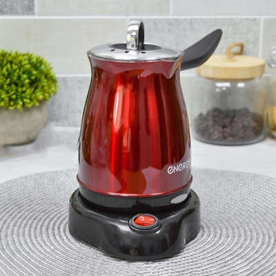 Турка электрическая 0,5л Energy EN-296, цвет красный