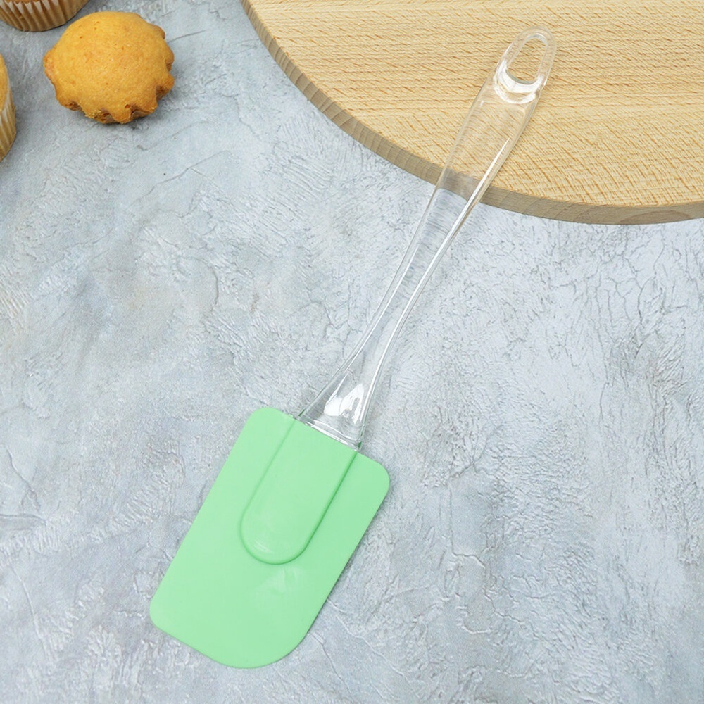 Лопатка силиконовая с акриловой ручкой, 24*4.9см, NNATA190