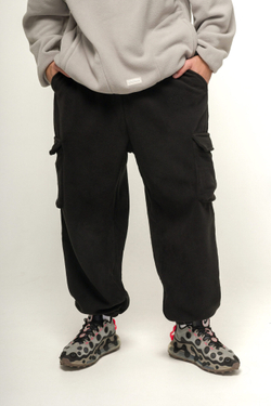 Брюки KUL'TURA Cargo Fleece Чёрный