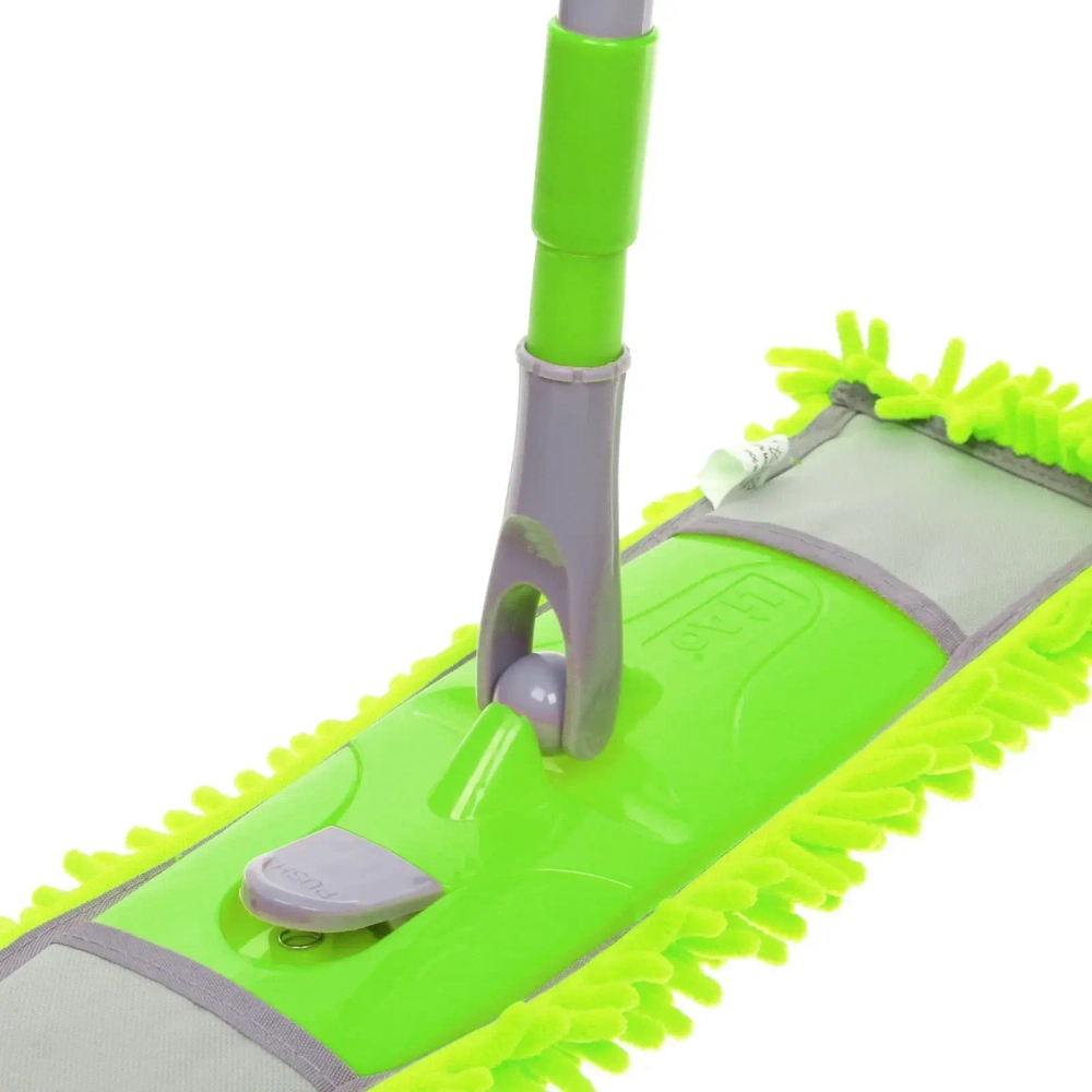 Швабра «Liao» с насадкой из микрофибры A130064 зеленая