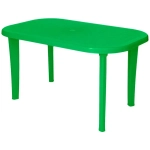 Стол овальный зеленый 1360х740мм