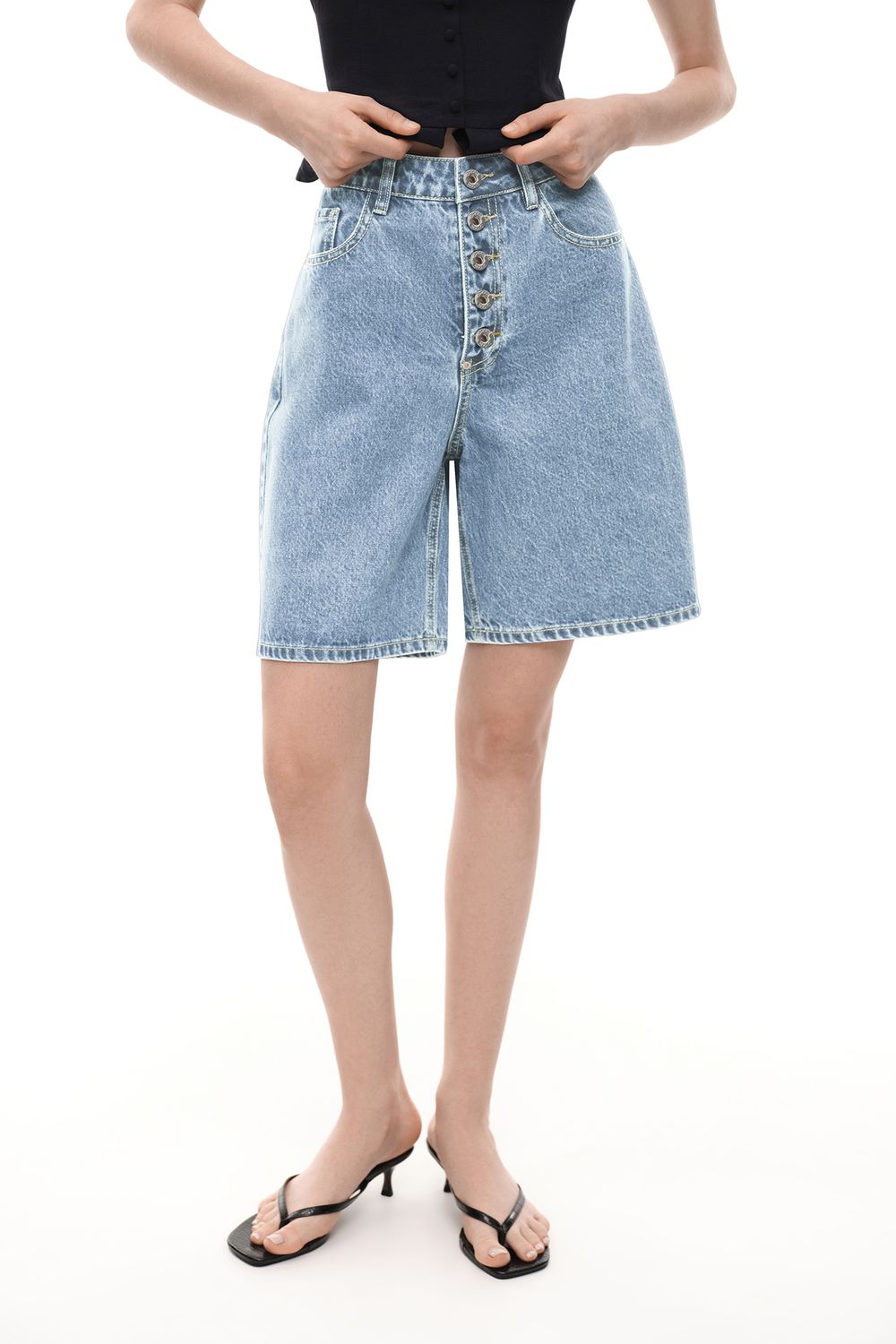 Шорты (Как у Джиджи 2.0), голубые