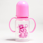 1060214 Бутылочка для кормления «Лучшая дочка» с ручками, 125 мл, от 0 мес.