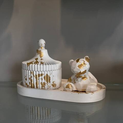 Набор гипсовых изделий белый