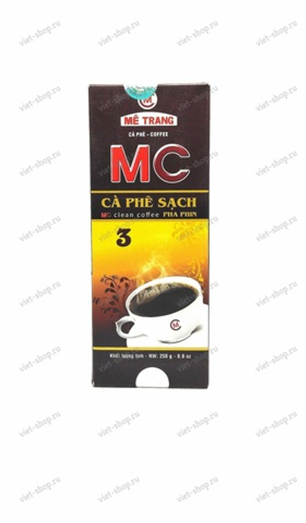 Молотый кофе Me Trang MC3 (strong caffeine), смесь 2-х сортов, 250 гр.