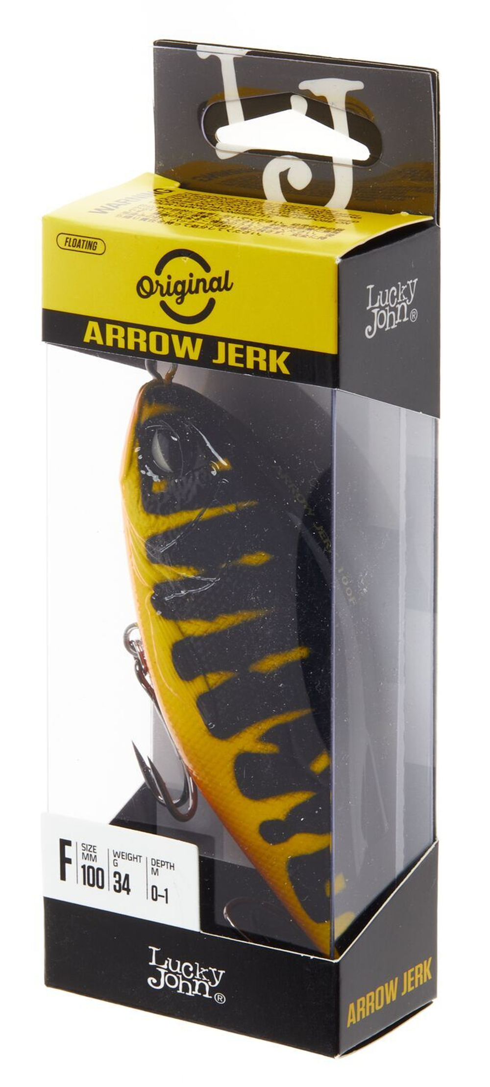 Воблер плавающий LJ ORIGINAL ARROW JERK 10 см, цвет 035