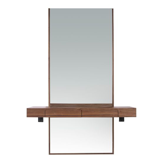 Консоль с зеркалом 3235/ MR2202 из орехового дерева