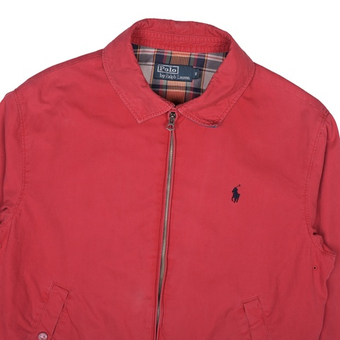 Харрингтон Polo Ralph Lauren в приятном оттенке алого цвета, М