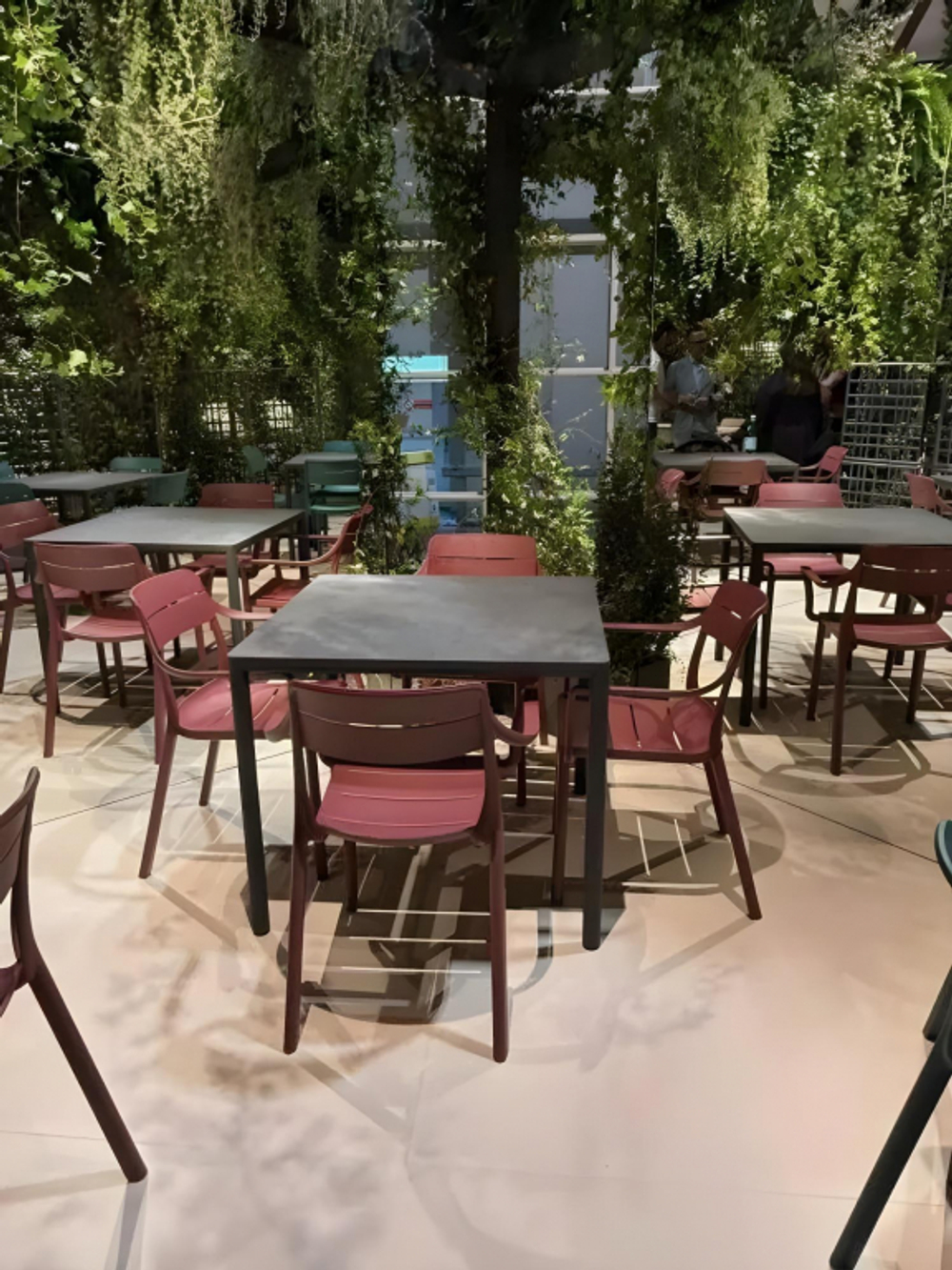 Стол обеденный ламинированный Nardi Piave 80, антрацит