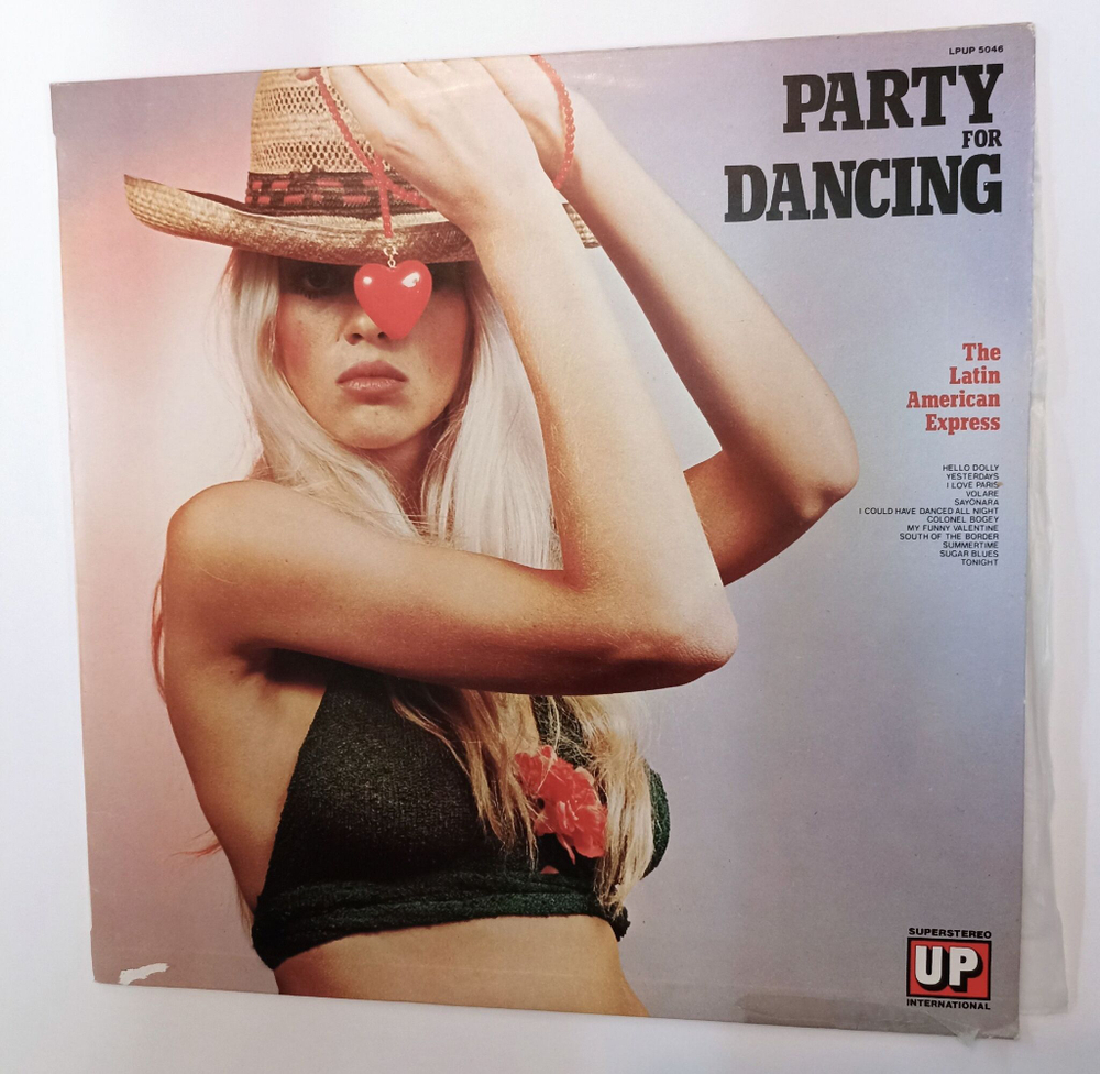 Винтажная виниловая пластинка LP The Latin American Express Party For Dancing (Italy 1975)