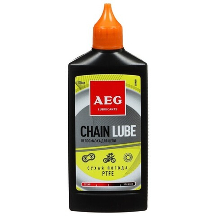 AEG Велосмазка для цепи "Сухая погода" 100мл 33180