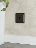 BRITE Розетка TV оконечная РТВ11-0-БрТБ темная бронза IEK