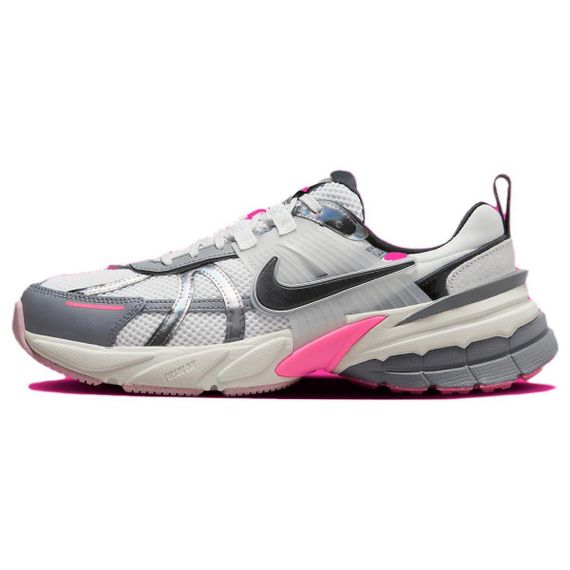 NIKE V2K Run Беговые кроссовки Низкие Белый Серый Черный Женские