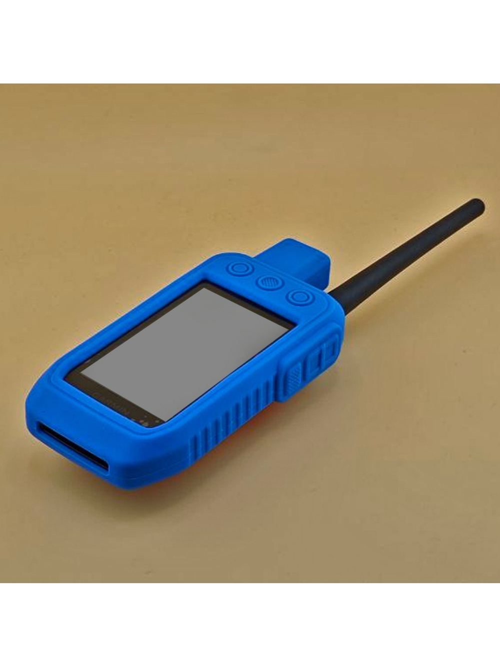 Чехол силиконовый для Garmin Alpha 200 / 300 защитный противоскользящий бампер (Синий)