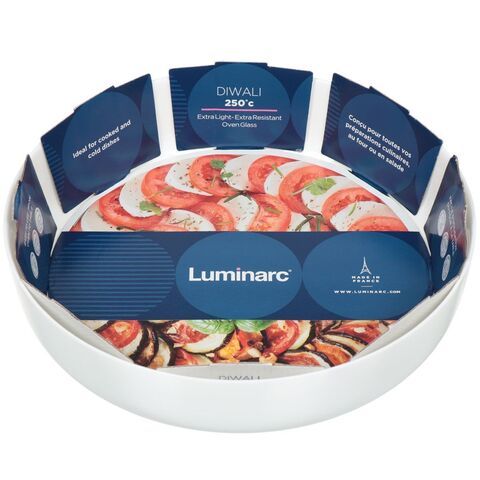 Форма для запекания стекло, 30х30 см, кругл, Luminarc, Diwali, N2946