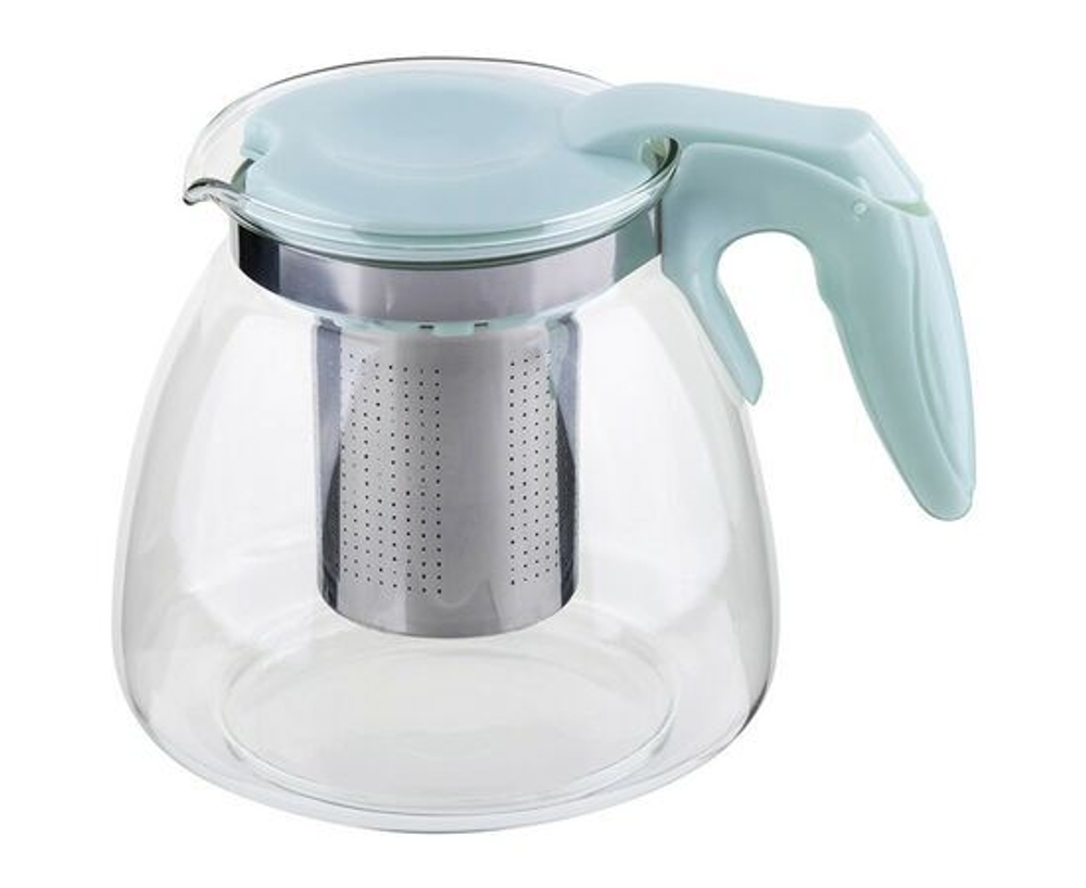 Чайник СВЧ заварочный, стекло пластик, 1100мл, Mallony